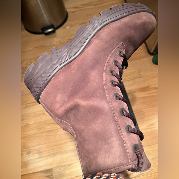 Yeezy Oxblood/Purple Nubuck Suede Combat Boot Season 6 Size 42 (8.5 Mens) - Picture 5 of 10